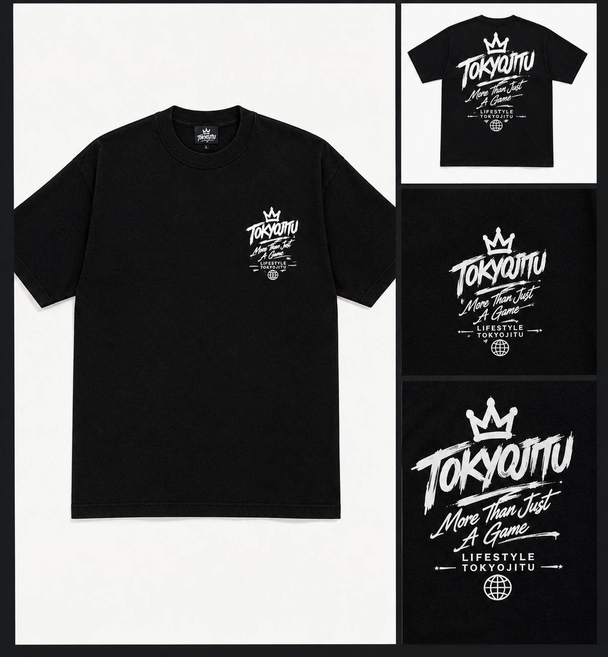 Kaos TOKYOJITU Resmi Hitam