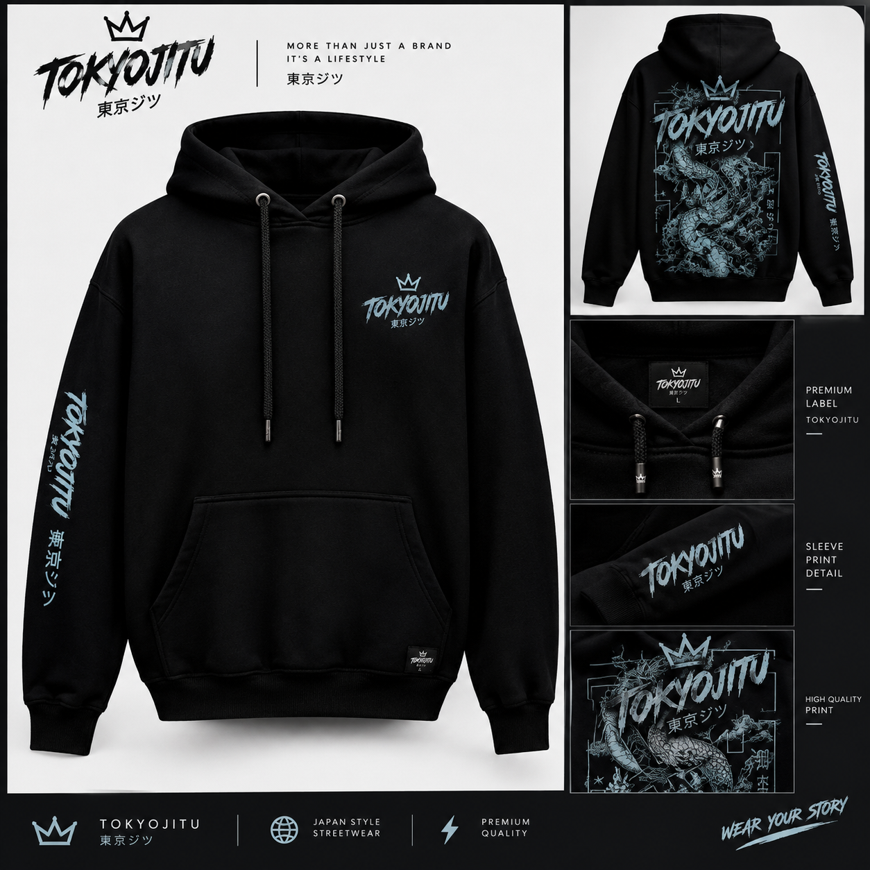 Hoodie TOKYOJITU Resmi